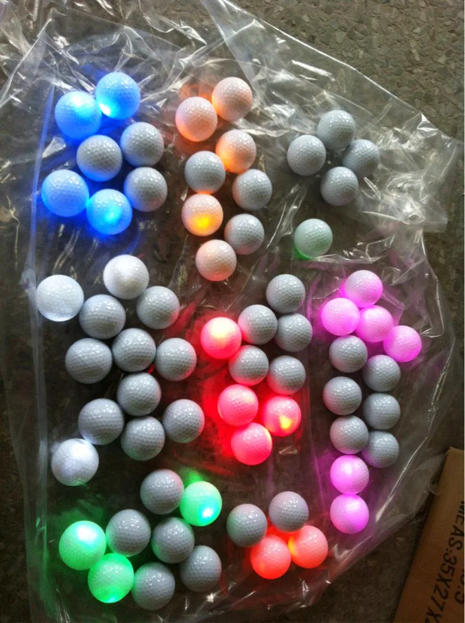 OEM LED electronic golf ball light-up flashing glow golf ball