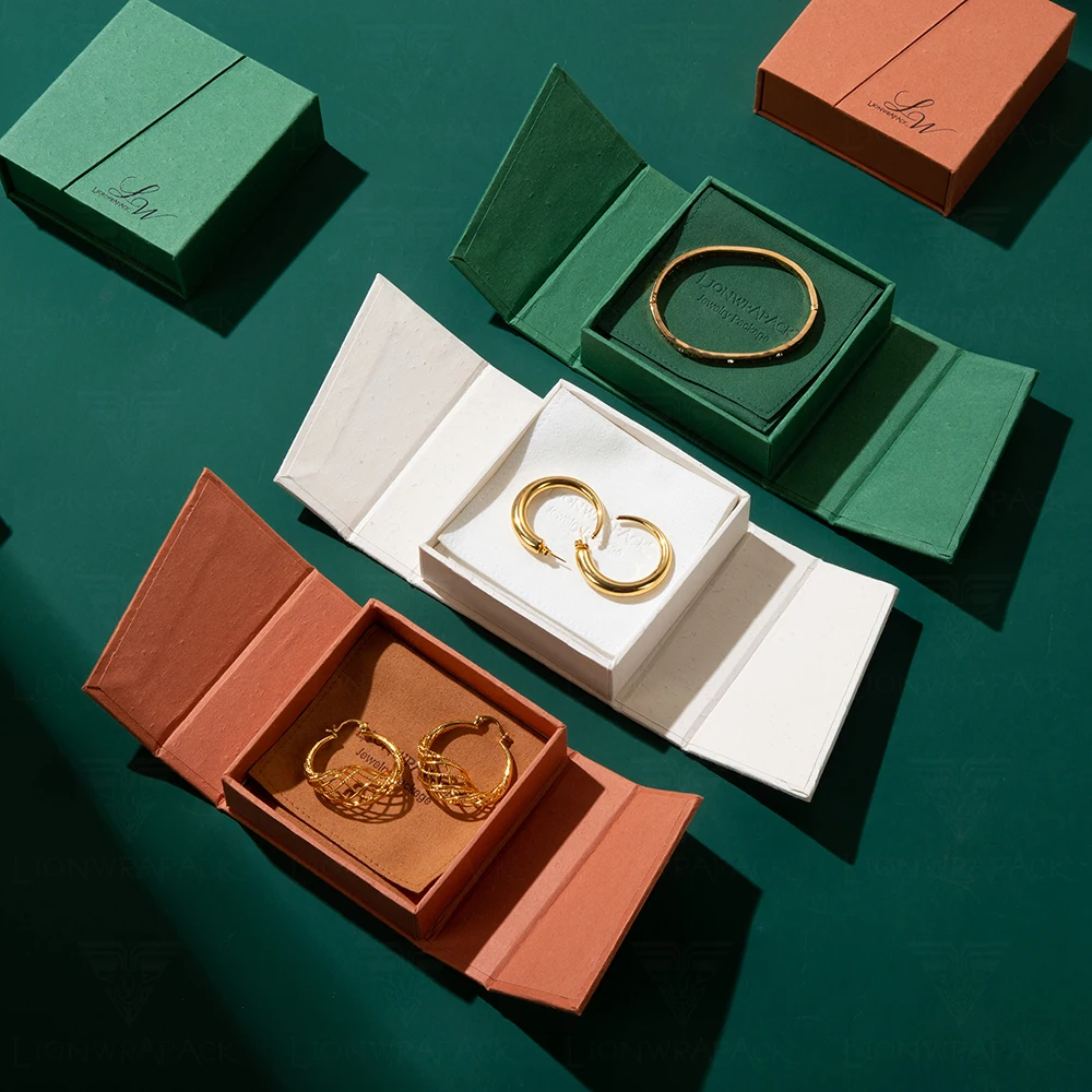 Lionwrapack Free Sample Jewelry Box Sustainable and Elegant Paperboard Box for Necklaces Ring and High End Jewelry Storage