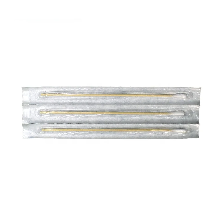 Disposable Medical Sterile Individually Wrapped Plastic Stick Wooden Stick Cotton Swab
