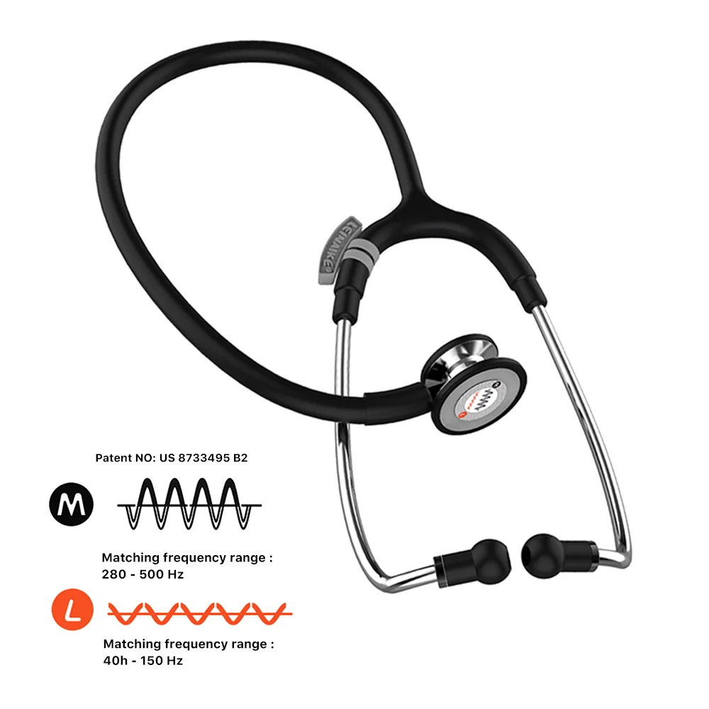 Good Brand Custom Logo Multicolor Noise Reduction Doctors Multifunctional Professional Stethoscope