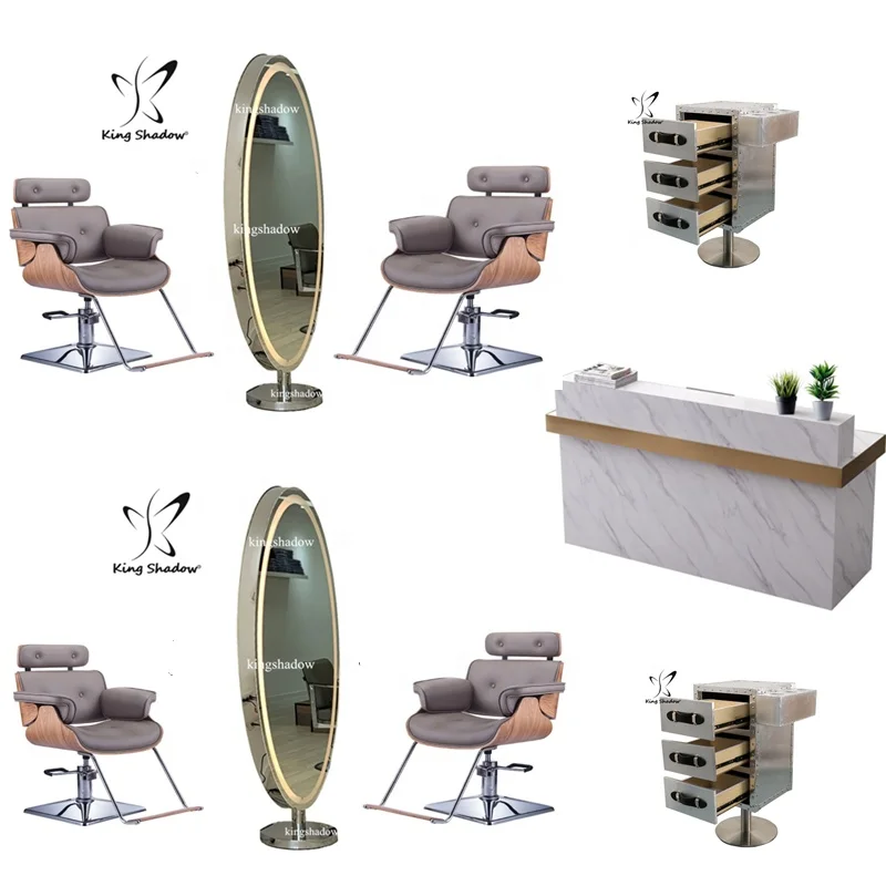 30% Off Wholesale OEM High Fashion Cheap Price Barber Salon Furniture Package with CE