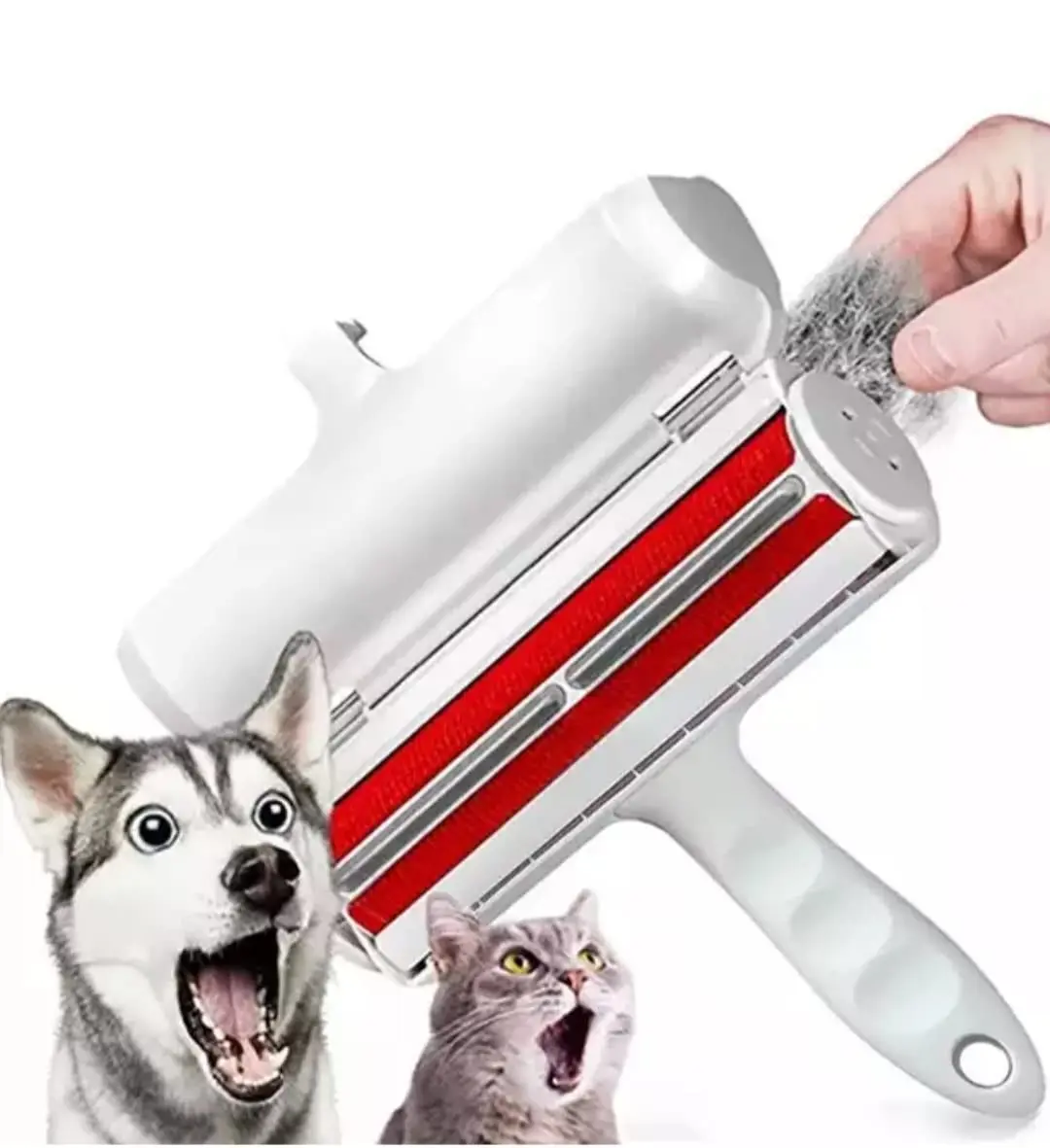 Custom Powerful Pet Hair Remover ChomChom Roller - Reusable, Self-Cleaning, and Eco-Friendly