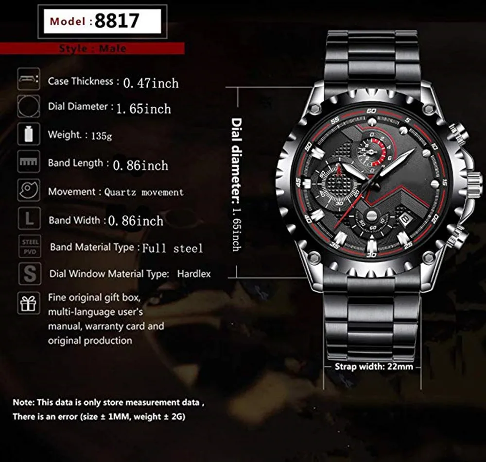 Luxury Brand Men Quartz Watches Waterproof Casual Wrist Watches for Man Sport relojes Outdoor Clock