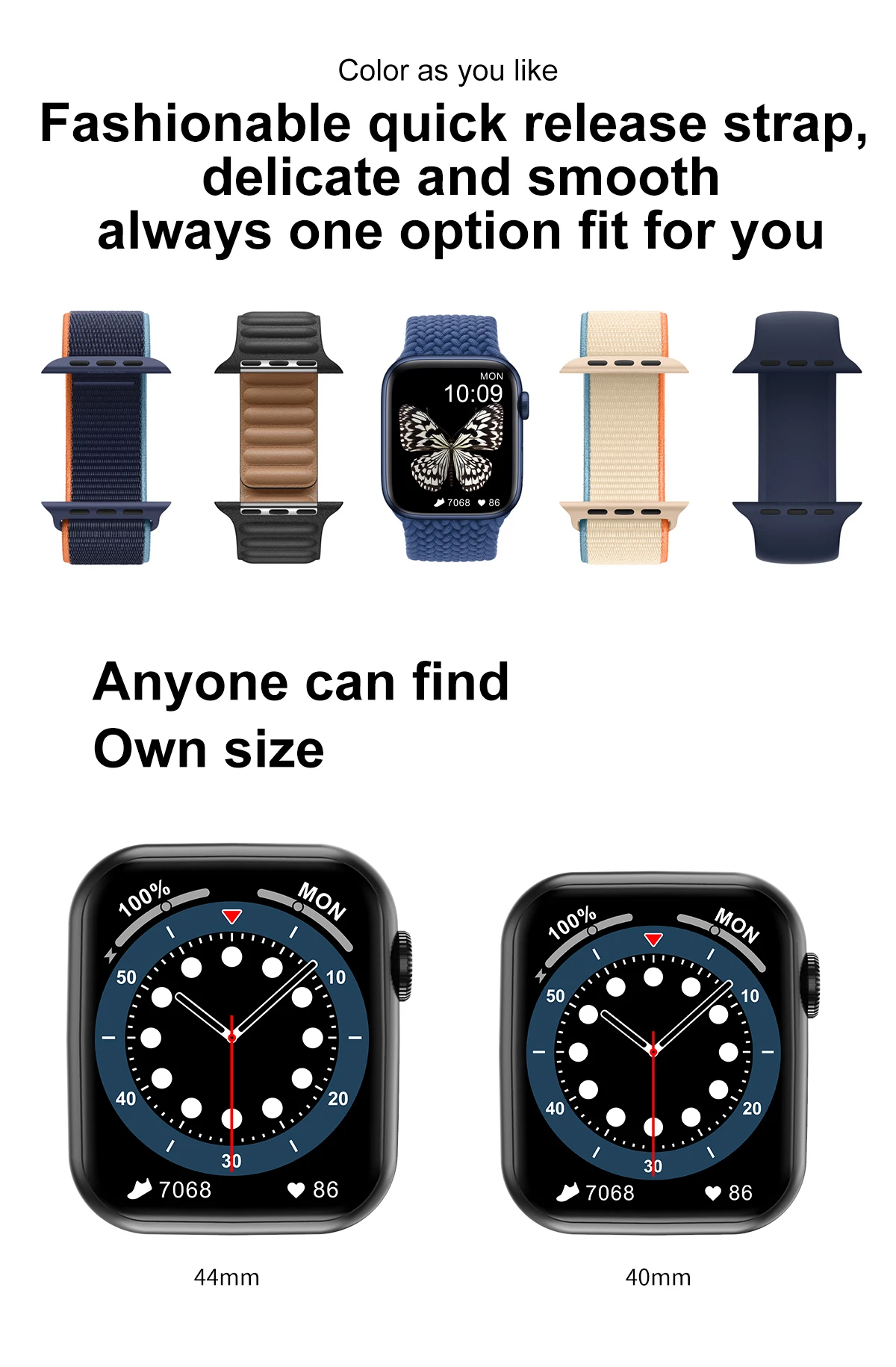 
Dt100 Pro+2021 Smartwatch Ip68 Waterproof Heart Rate Full Touch 1.75 Inch Battery 280mah Dt100 Dt100pro+ 