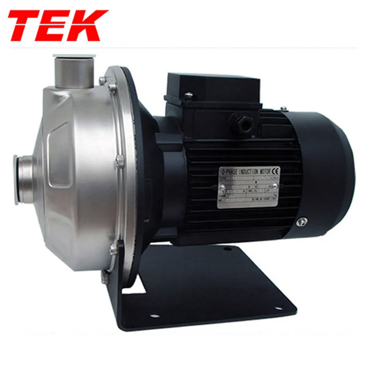 MS330/1.5 MS330-1.5 1.5kw 330L/min Copper Wire Motor Stainless Steel Body Horizontal Single-stage Centrifugal MS Pump OEM