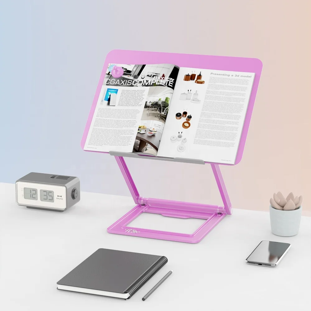 height adjustable Reading Hands foldable laptop stand aluminum Projector bracket