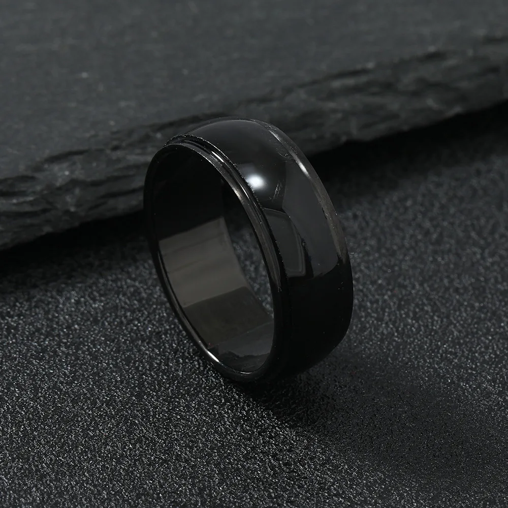 2024 wholesale top ranking multiple colors stainless steel cat eye mood rings with size 17-21 for men and women