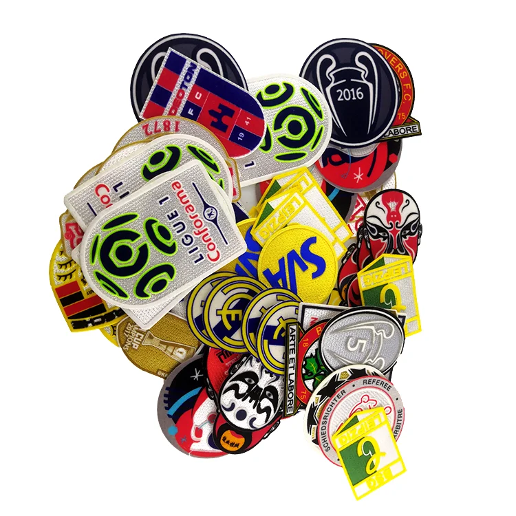 3D Custom Animal Letter Patch Badge Iron-On Embroidery Garment Labels Printed Technique for Clothing Bags Hats