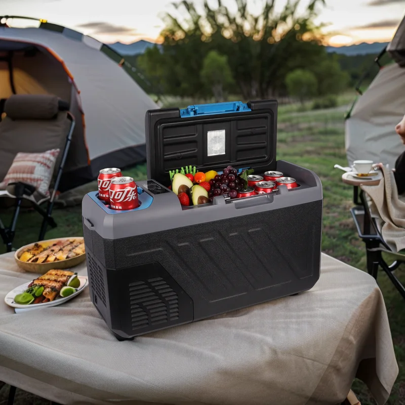 15L Mini Car Refrigerator Compressor DC 12V Freezer Cooler For Car Refrigeration Freezer -22~24 Degrees