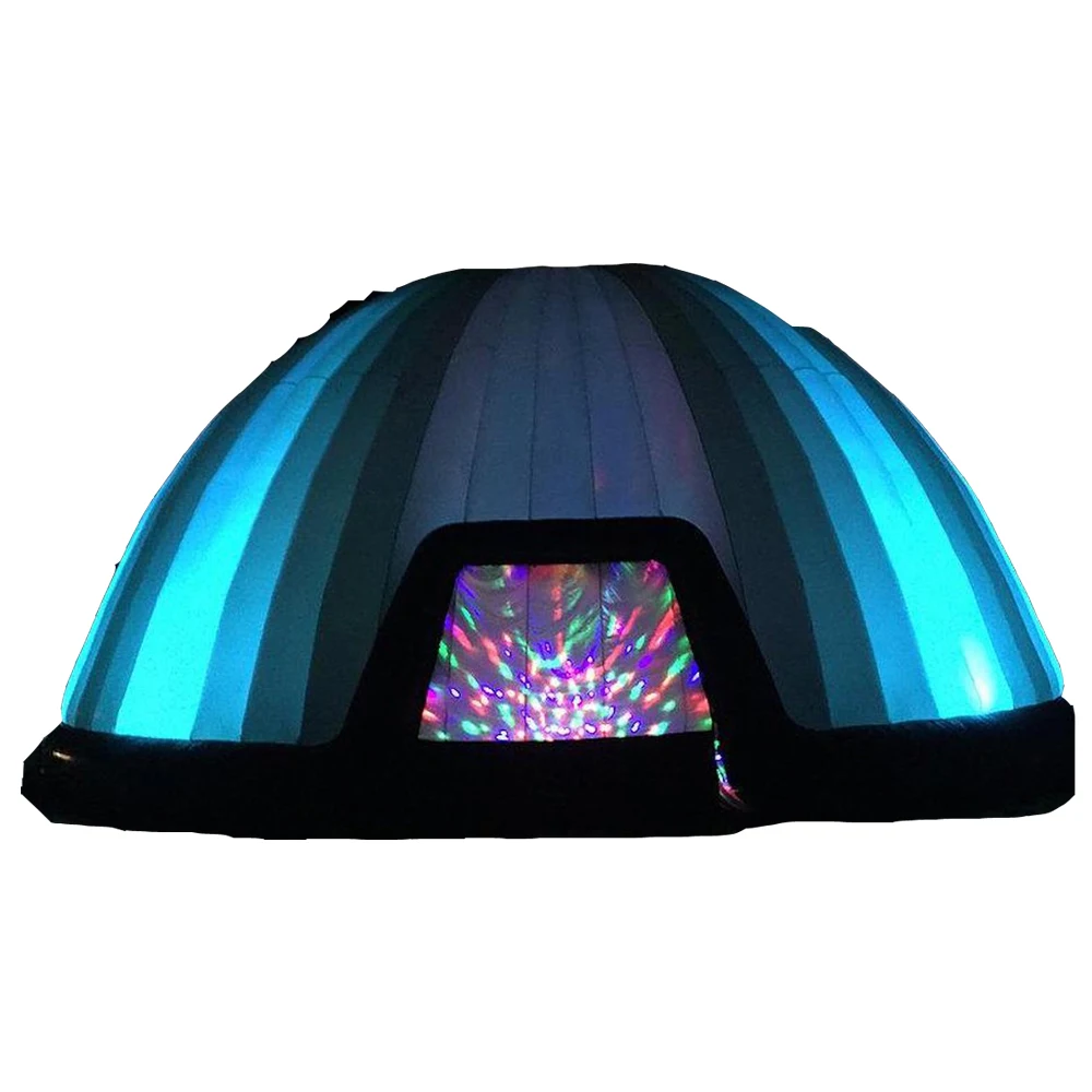 Advertising Inflatables Lawn Event Room Marquee Building Shelter Structure Work Tents LED Cube Inflatable Dome Tent For Sale