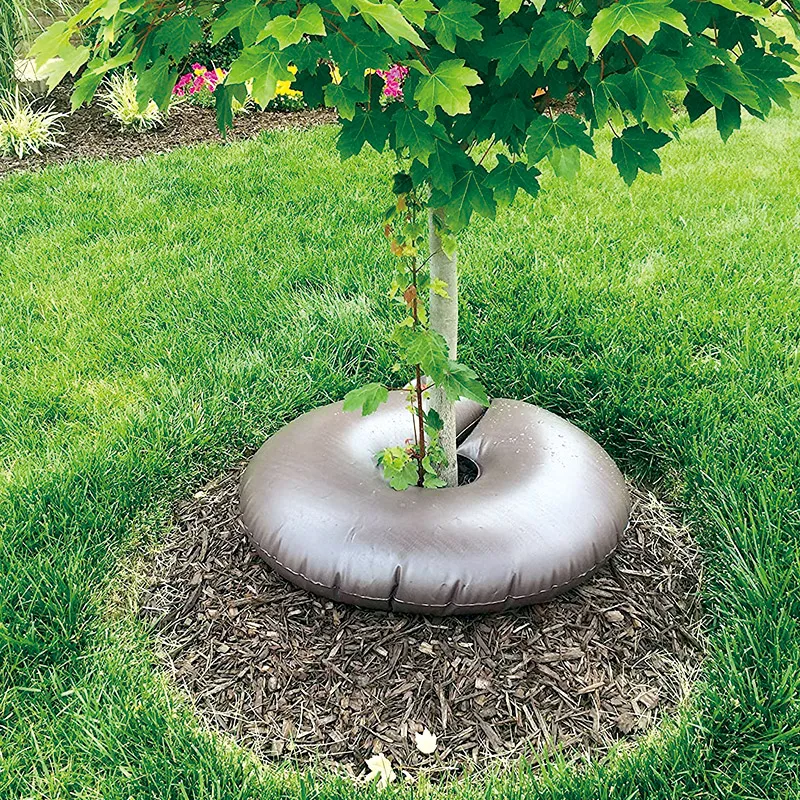 15 gallon plastic Tree round ring type self watering bag PVC UV Resistant