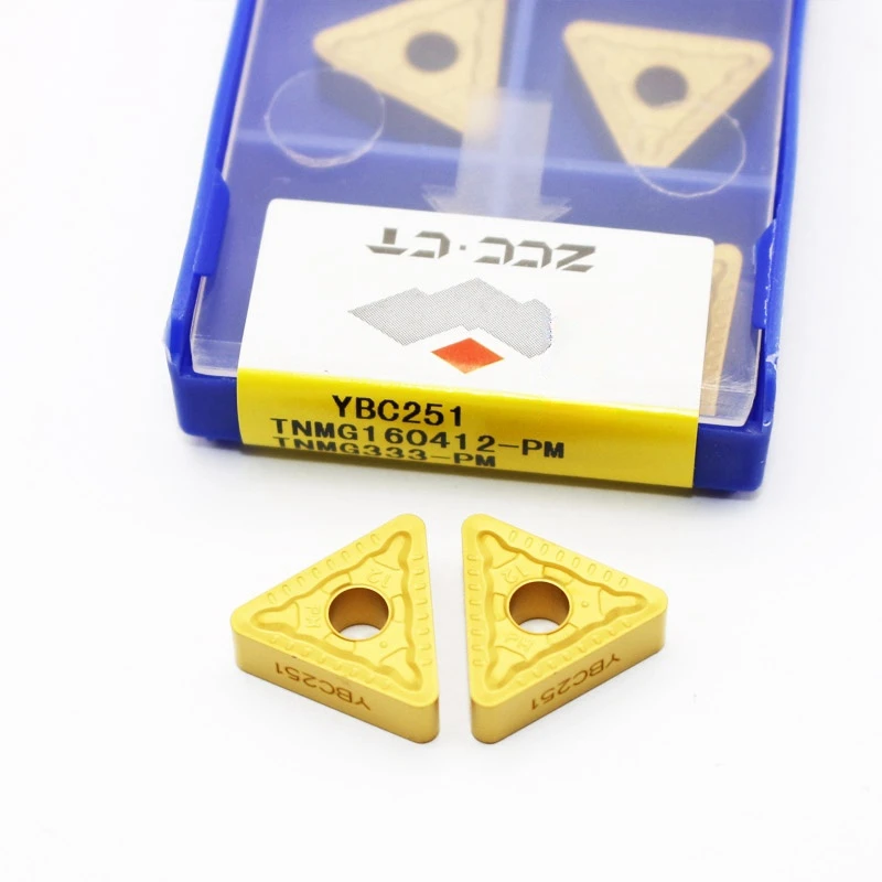 TNMG TNMG160412-PM YBC251 METCERA cnc cutting inserts machine Original cut carbide turning tools for lathe