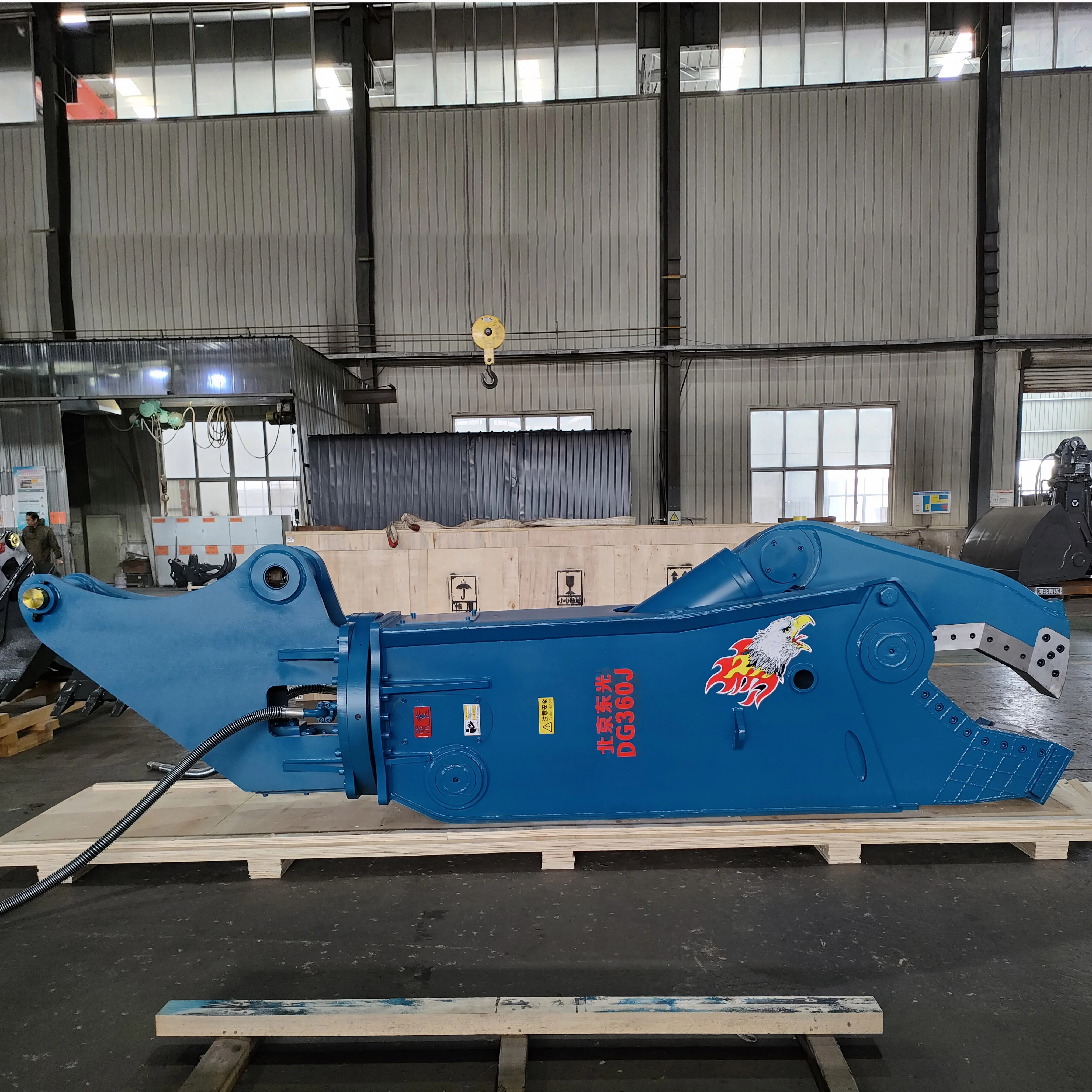 excavator Shear Scrap heavy metal Steel Shears Hydraulic Rotating Scrap Steel Eagle Shear for sale