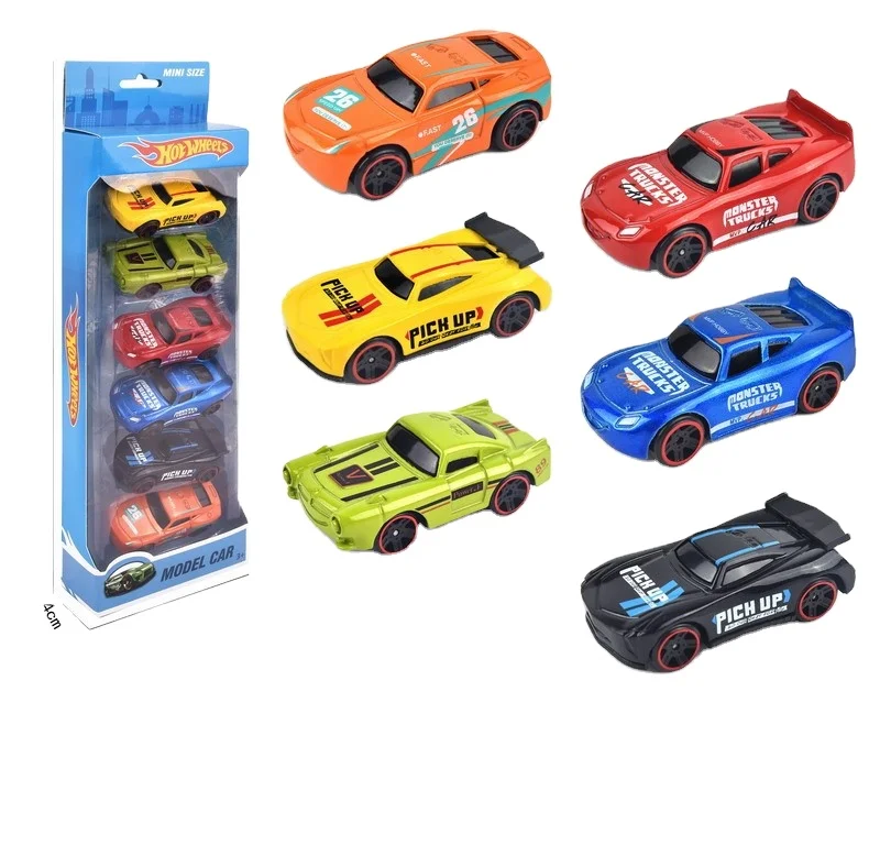 Boy alloy car model racing car toy gift mini scooter set