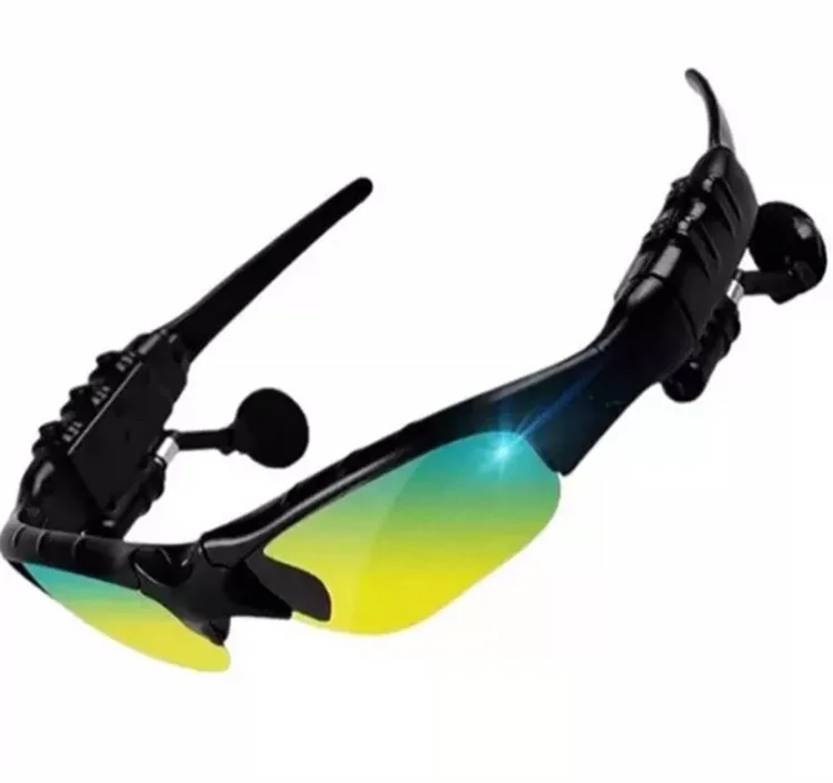 Custom Logo Hot Sell Outdoor Cycling Sports Glasses Wireless Headphones With Microphone Smart Bluetooth Of Headphones Sunglasses