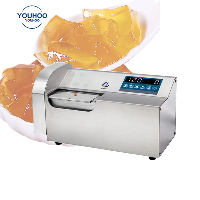 shop summer jelly pudding making machine jelly cutting slicer machine pudding cubes machine