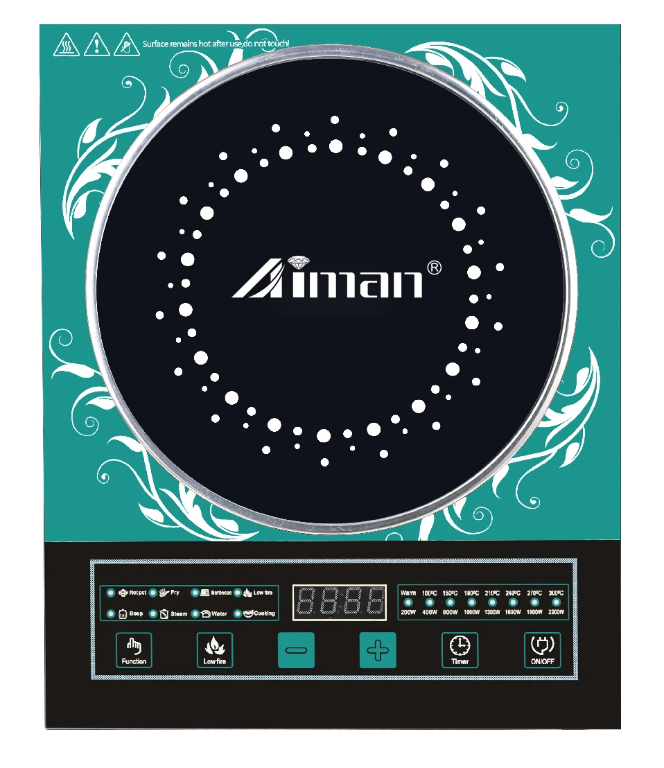 Voice function OEM  Ailipu Ai Li Pu AILIPU induction cooker popular in Turkey kitchen appliance/ electric stove 2200W ALP12