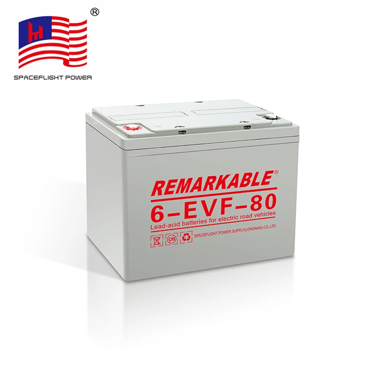 12V 80ah  lead acid battery ev electric car battery pack 6 EVF 80
