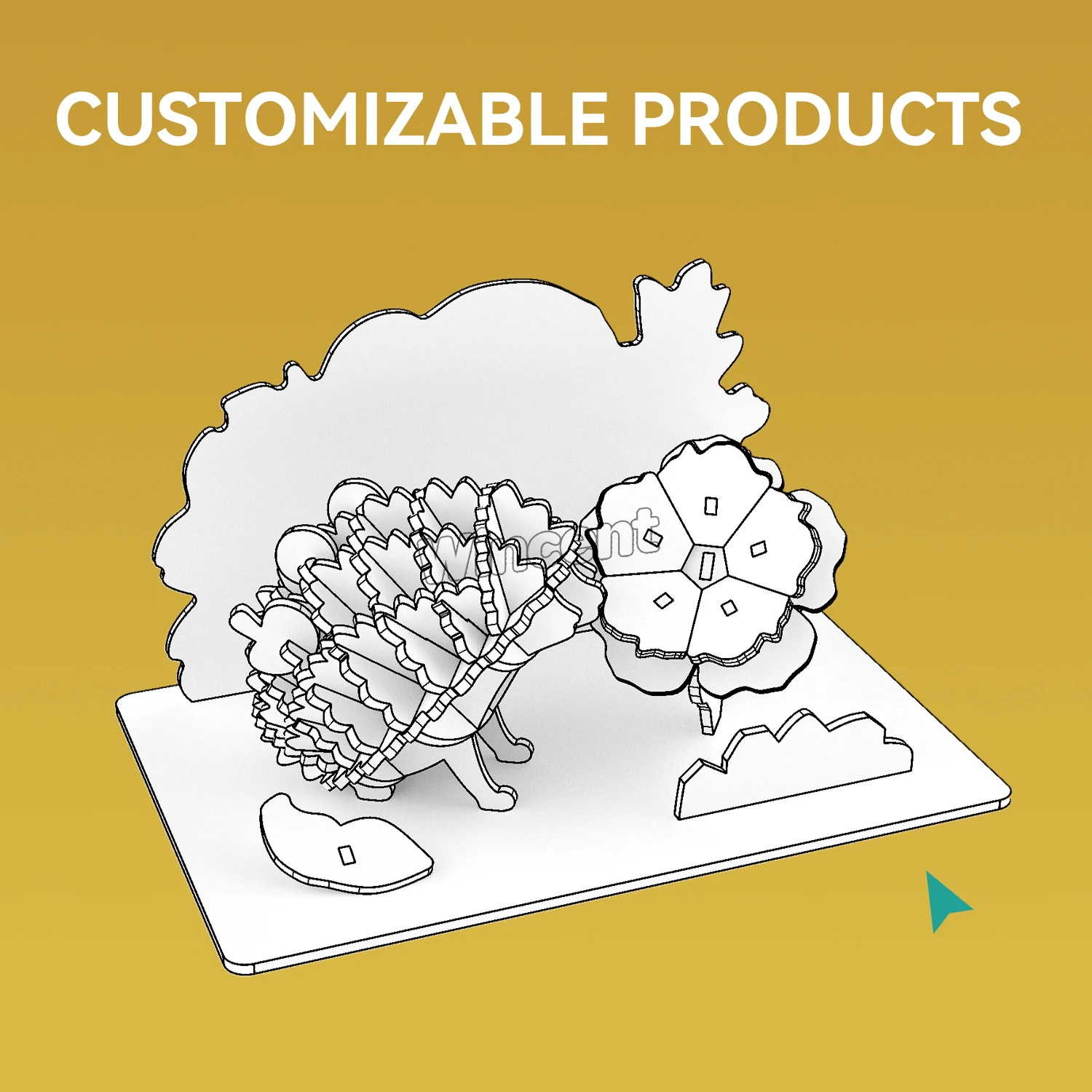 Custom Design Team Wooden 3d Puzzle UV Print Wooden Models Building Postcards Kits DIY Wooden Puzzles Stem Toys