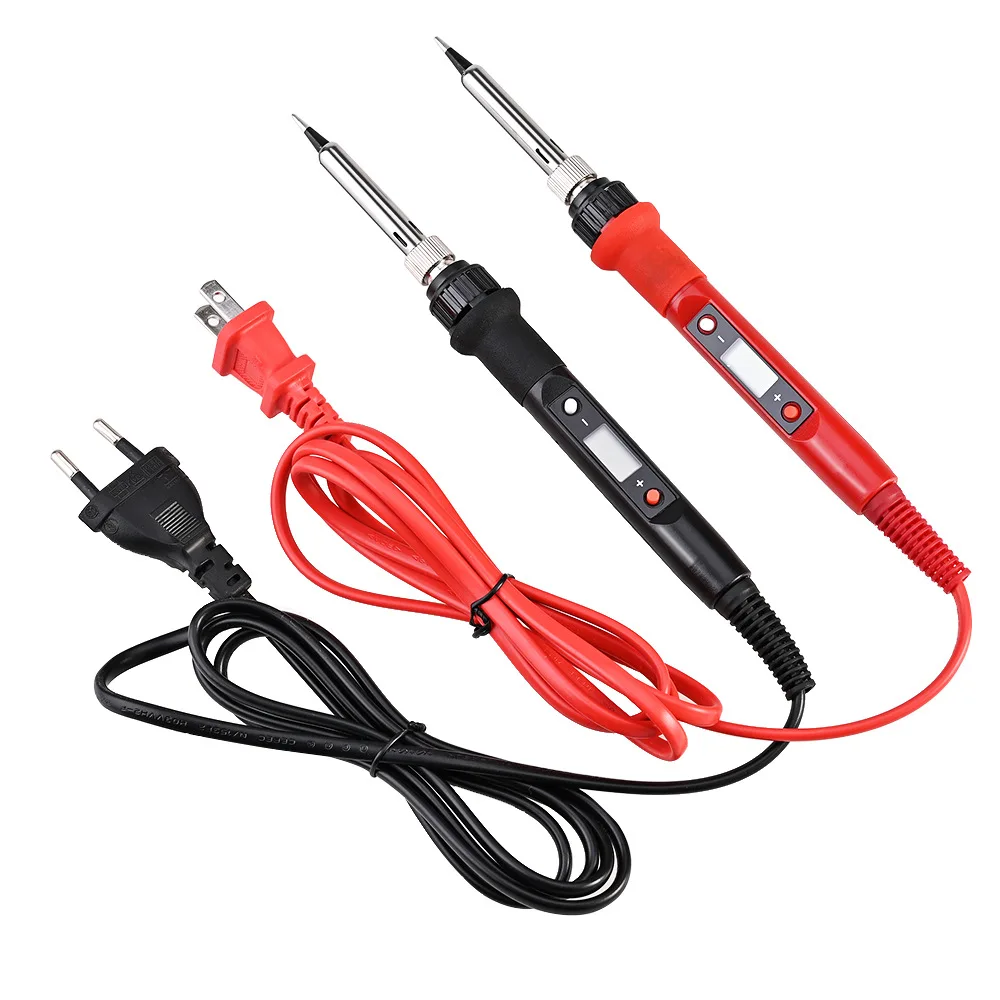Electric gas soldering iron usb 80W high power LCD digital display temperature control solder irons kit set tips station