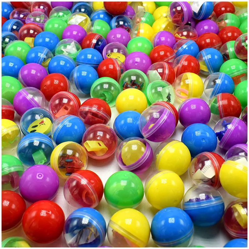 Best Selling Round Shape 45mm Multi-colors Doll Gashapon Capsule Gacha Ball Toys for Vending Machine