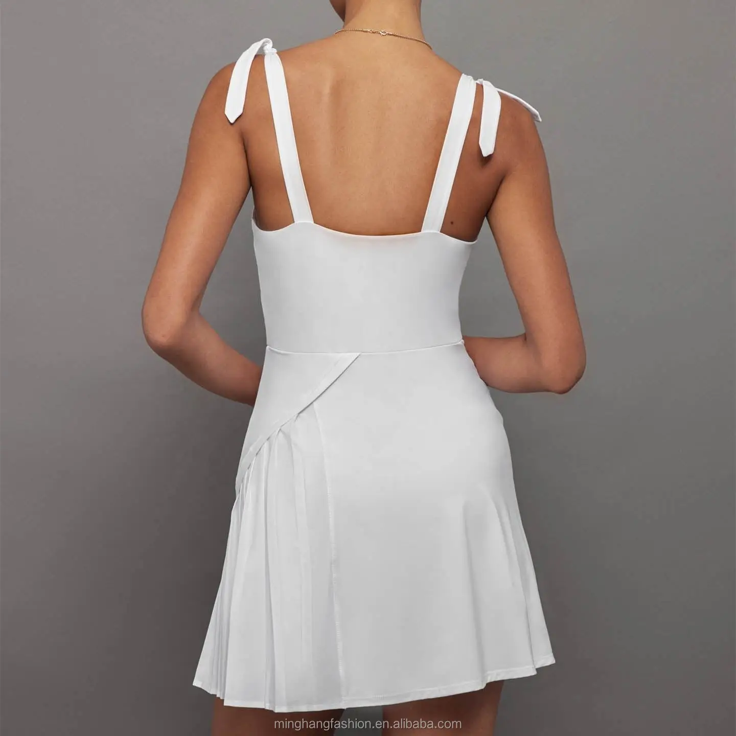 Sportswear Manufacturer 2 In 1 Slim Stretchy Golf Sports Tennis Pleated Dress