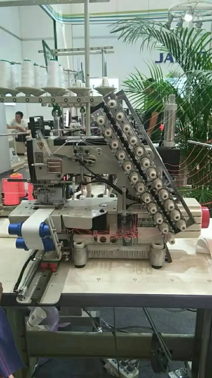 Elastic Inserting/Attaching Heavy Duty Industrial Sewing Machine Direct Drive Motor For Garment Industry
