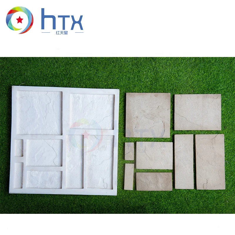 Stone face faux panels for exterior wall cladding and interior wall siding