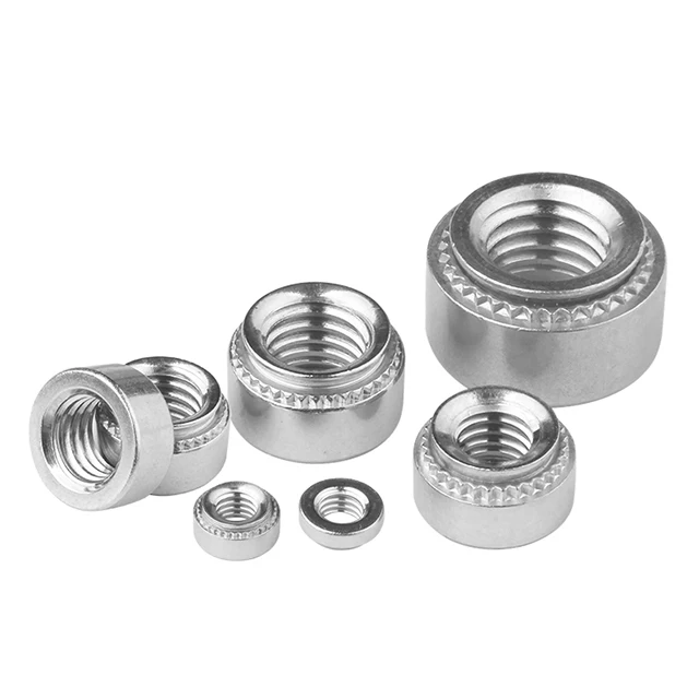 M3 M4 M5 S SS CLS CLSS SP stainless steel zinc plated metal lock nut press nut self clinching nut for PC board car and industry
