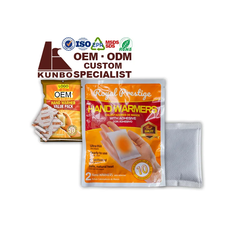 Super Warmer Self Heating Instant Hand Warmer Wholesale Winter Pocket Hand Warmer