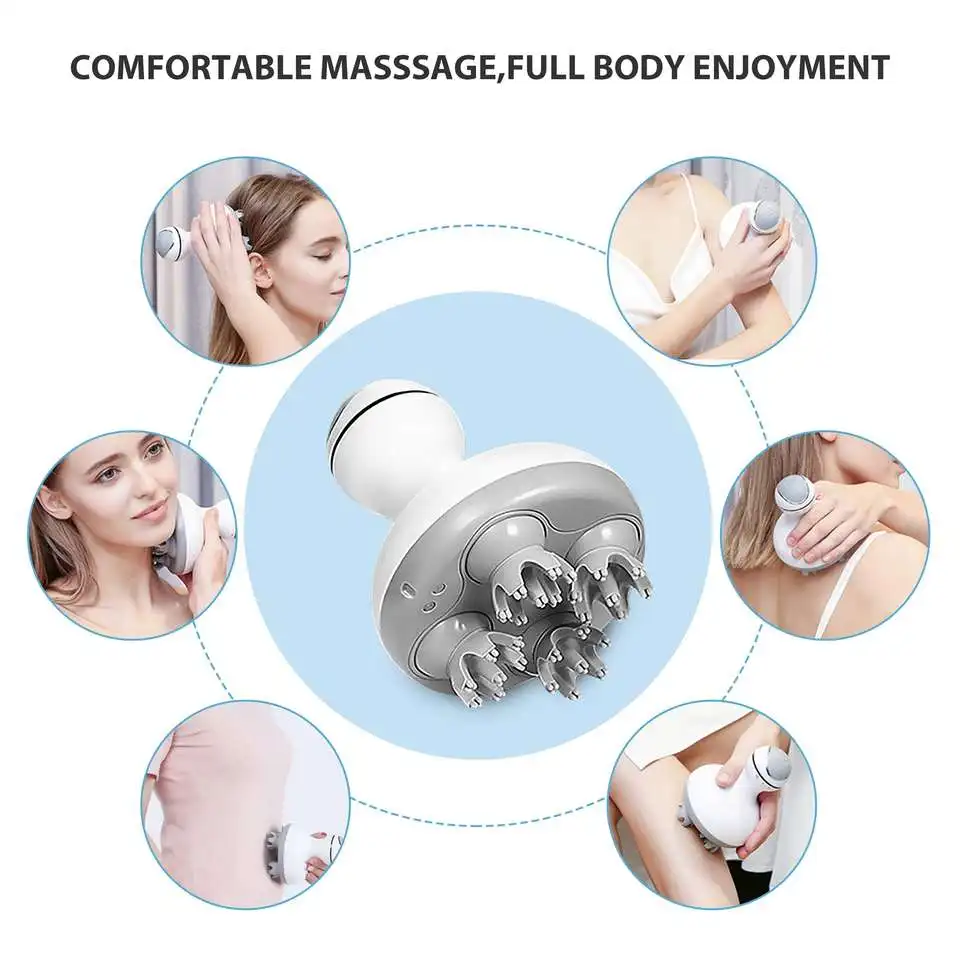 Hot Relieve Stress and Pain Cordless Headache Reduce Stress Electronic Head Massager