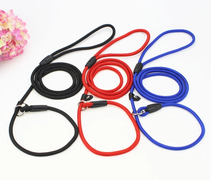 High Quality Nylon P Chain Training Slip Dog Collar Leash