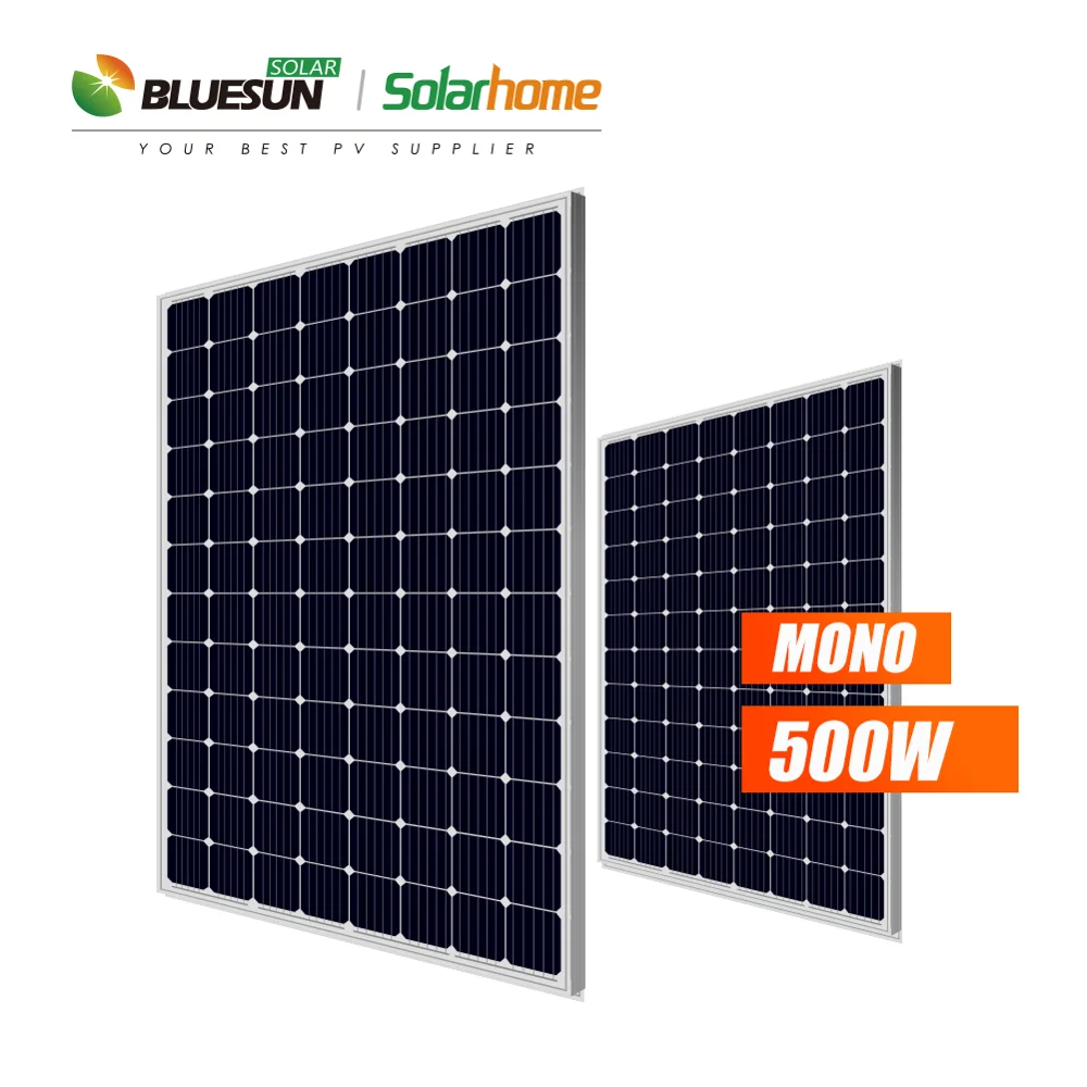 Bluesun 500 Вт 600 солнечная панель 700 800 моно 96 элементов батарея высокое качество ce сертификаты pv
