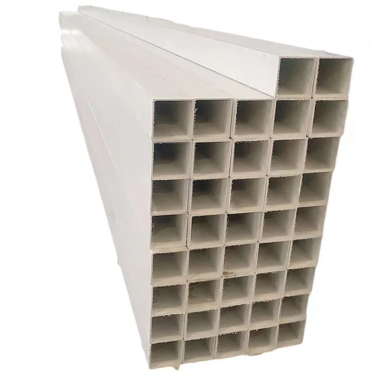 Fiberglass manufacturer FRP/GRP pultruded profiles fiber reinforced polymer square tube