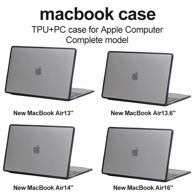 Support Oem/Odm Rugged Sleeve Tpu Custom Laptop Covers Chromebook Case For Macbook Air 13.6 Inch A2681