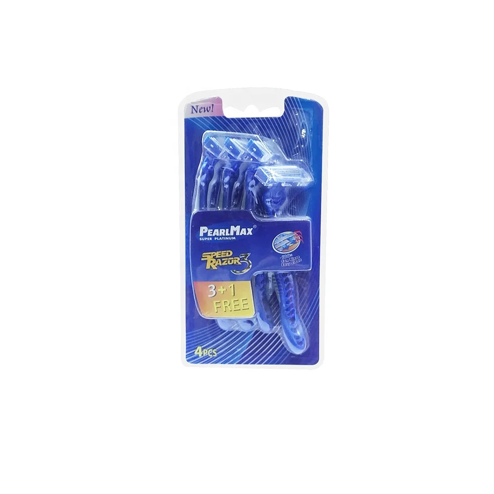 Men Manual Shaver Stainless Steel Blade Shaving razor Triple Blade For Men