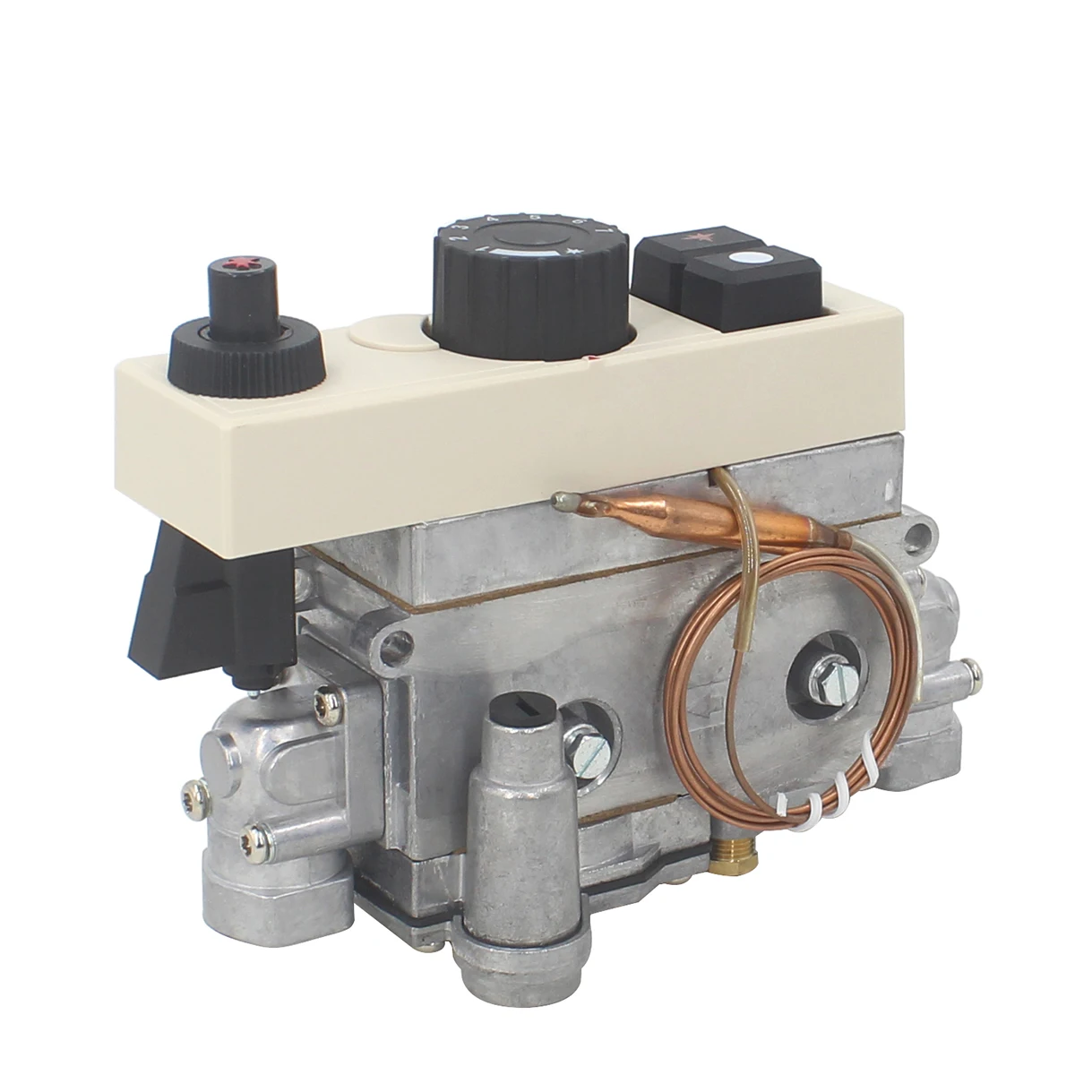 Gas water heater temperature control valve