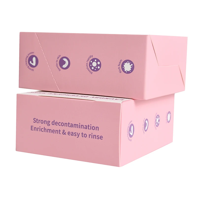 Eco-friendly Biodegradable Washing Powder Paper Laundry Sheets For Baby Custom