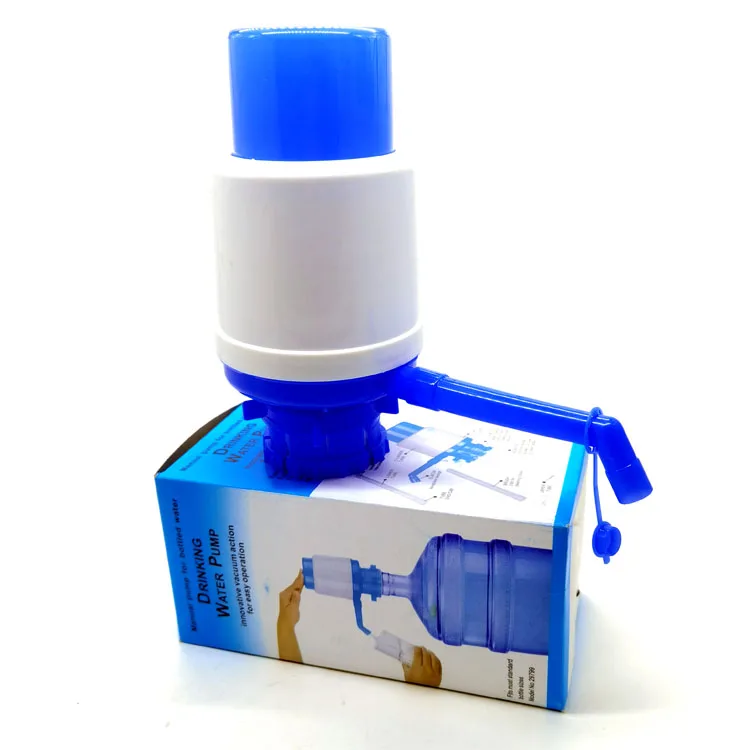 Household water pressure device, bucket packaged sailor pressure mineral water, manual water absorber, purified water dispenser