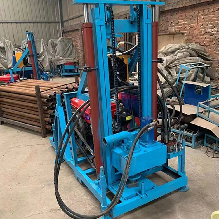 Quality efficient manufacturing 100m 200m commercial water drilling rig machine price rock well drilling machines