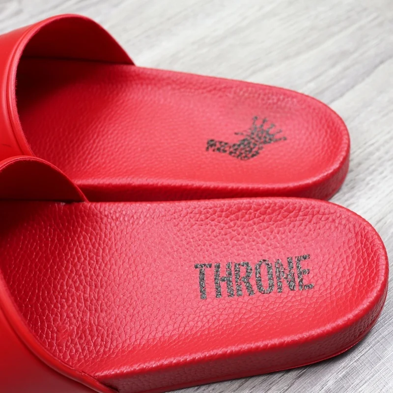 Joyfulway big size wholesale blank sport slide sandal,black slide sandal slipper factory china,leather slide footwear