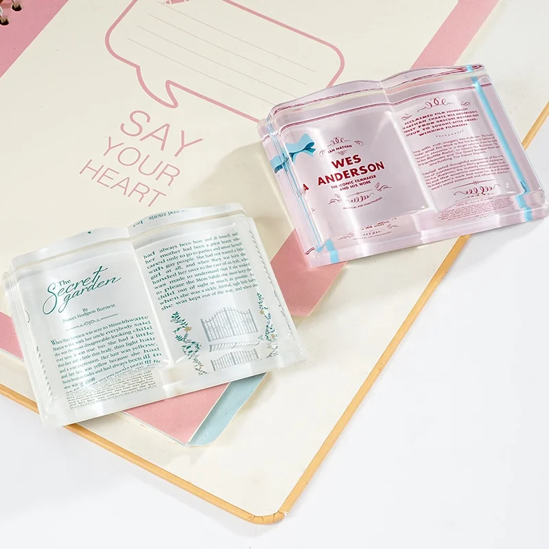 customized logo print Crystal Book Min Top Quality Blank Wholesale UV Engraved Crystal Cube Glass Crystal Book award