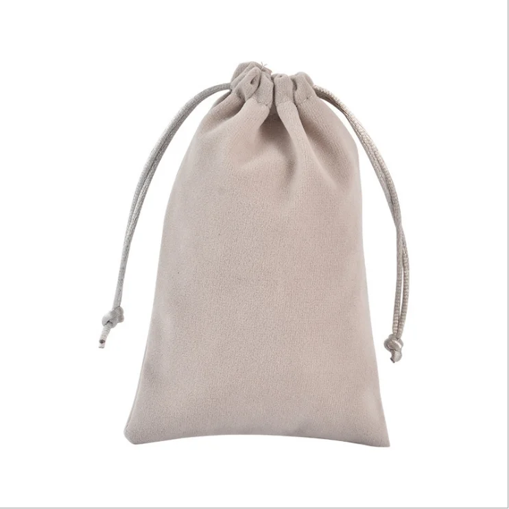 Small Drawstring jewelry bag gift pouch custom fabric suede microfiber jewelry packaging pouches with logo