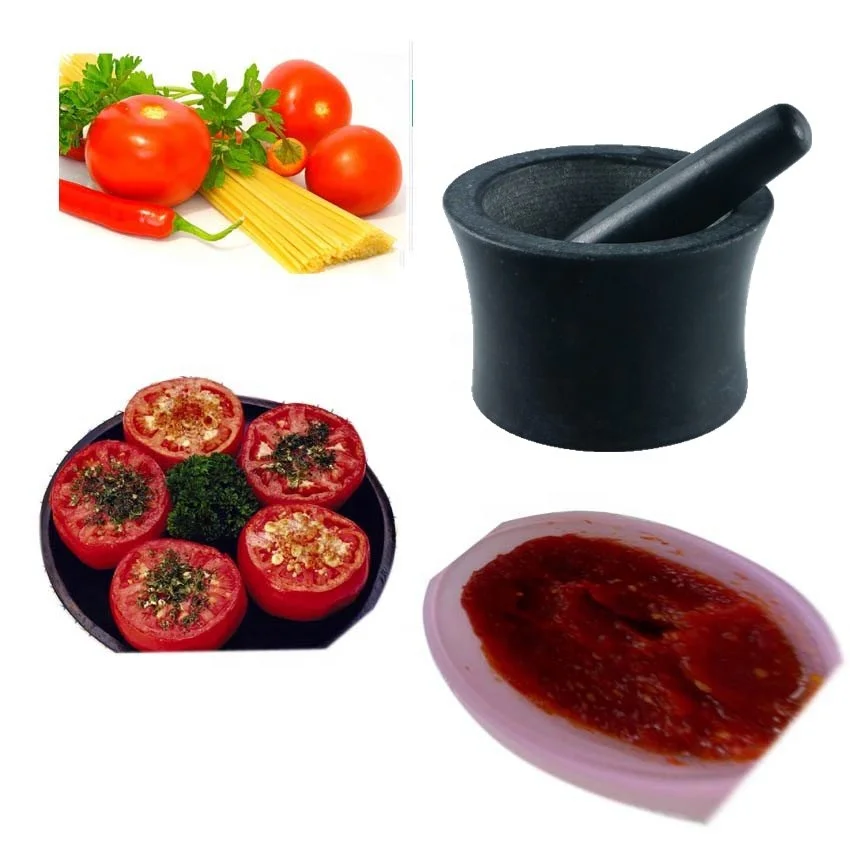 Natural Stone Mortar And Pestle Set As Spice Kitchenware And Medicine Grinder Masher