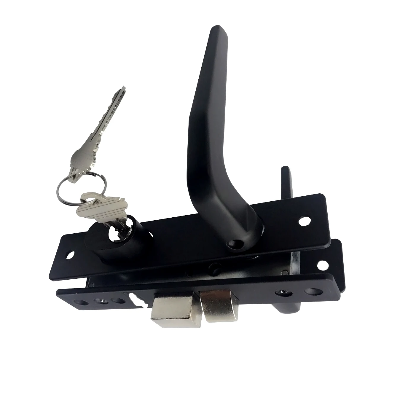 Mexico ALUMINUM door locks set handle Aluminum door lock set and handle with oval cylinder