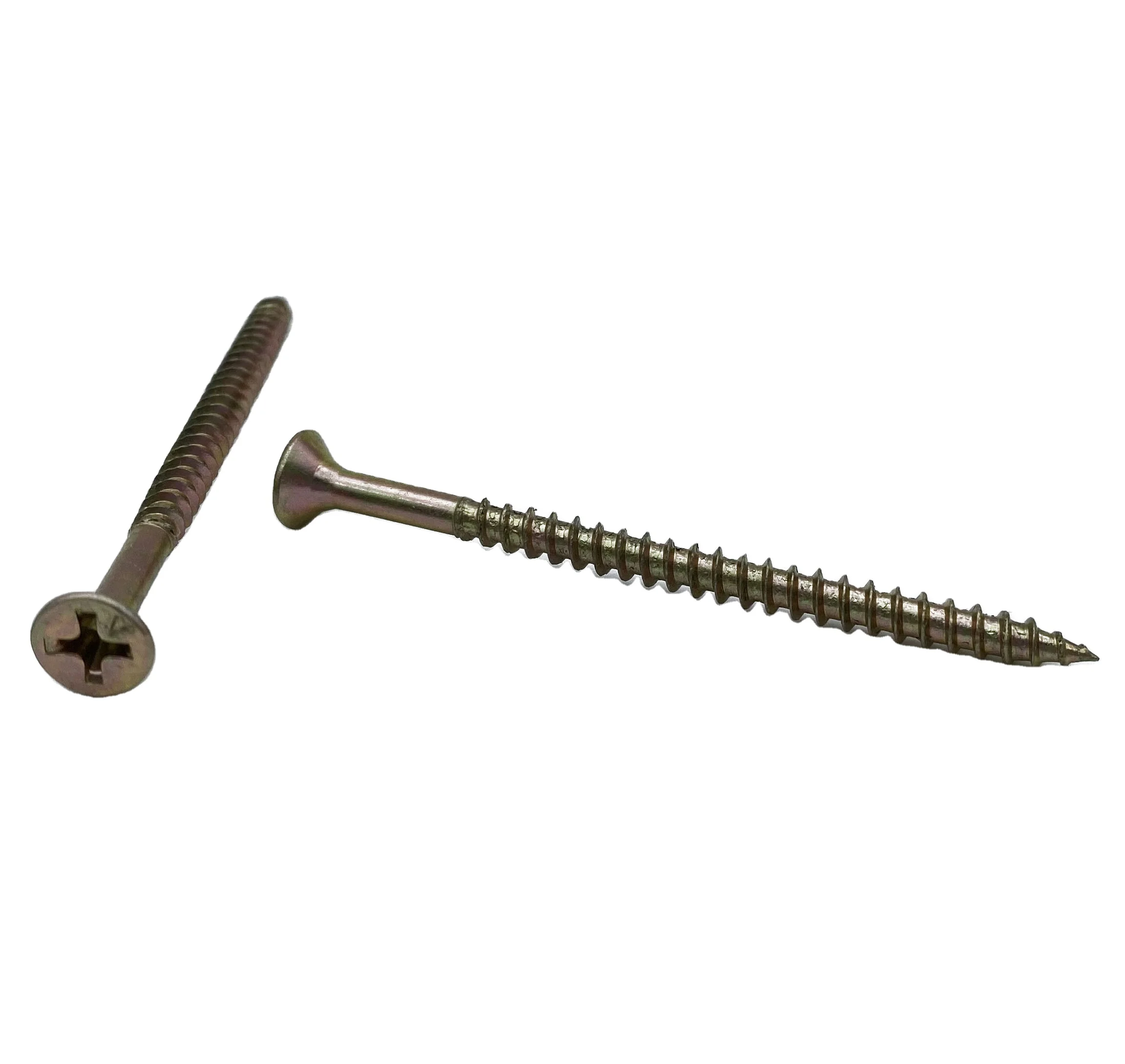 Chipboard screws zinc plated full/half  thread pozi drive CSK twinfast  screws MDF screw