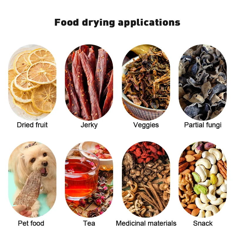 Fruit and vegetable dryer Pet snacks commercial dried fruit machine food dehydrating dryer for household use
