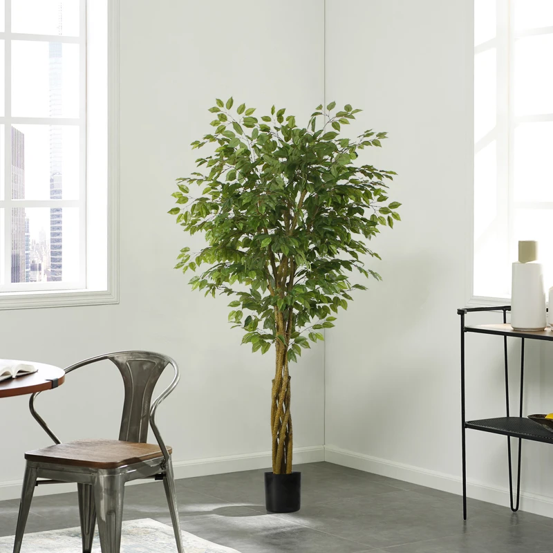 200CM Gorgeous Ficus Tree Plastic Trees Prefect Choice for Home Decoration