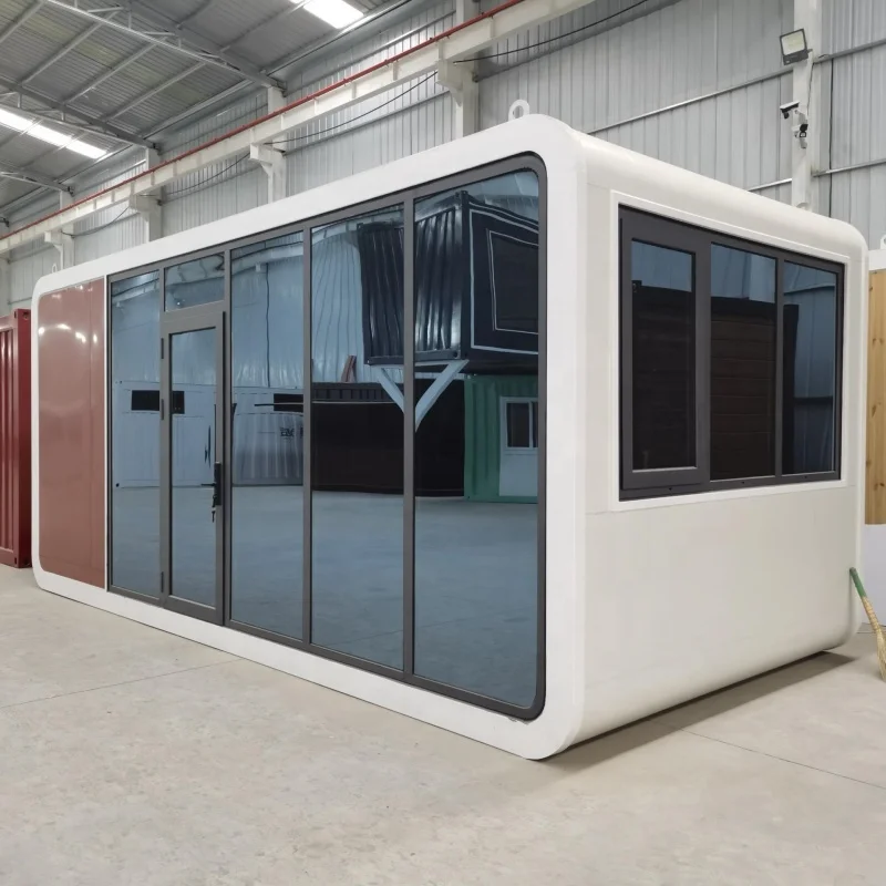 China wholesale fabricated prefabricated steel store building creative container shop store houses foldable