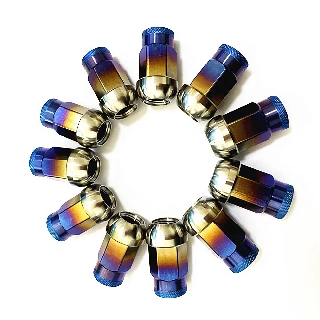 M14 * 1 5 шариковое сиденье с открытым кончем сферическое колесо Gr5 титановые гайки для 911 Porsche